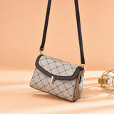 Retro Small Square Bag Middle-Aged Shoulder Messenger Bag