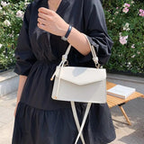 Small Beige Shoulder Bag Yellow Leather