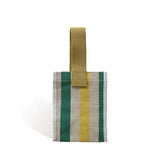 Women Plaid Lunch Bag Tote Canvas Shopping Mummy Picnic Tote Children Kid Food