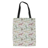 Tropical Animal Print Shopping Bag Large Capacity Reusable