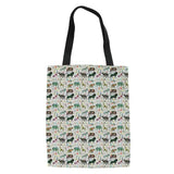 Tropical Animal Print Shopping Bag Large Capacity Reusable