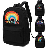 Canvas School Backpack for Women Men Outdoor Picnics