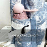 Canvas Women Backpack Tie Dye Shoulder Bag Bookbags Teen Girls Rucksack