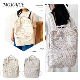 Women School Bag Flower Denim Handbags Daypack for Daughter Birthday