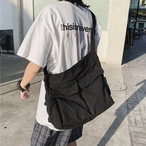 Women Messenger Bag Large Capacity Canvas Casual