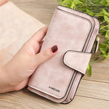 High Capacity Women's Leather Wallet