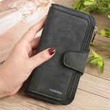High Capacity Women's Leather Wallet