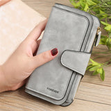 High Capacity Women's Leather Wallet