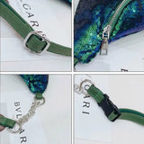 Sequin Fanny Pack Female Waist Bag Chest Pouch Shoulder Bag Glitter Belt Bags