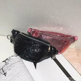 Sequin Fanny Pack Women Waist Bag Glitter Bum Belt Shoulder Bag