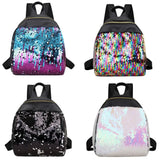 Sequins Backpack for Teenage Girls Mini Travel Bag