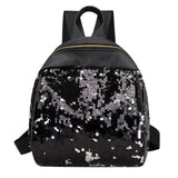 Sequins Backpack for Teenage Girls Mini Travel Bag