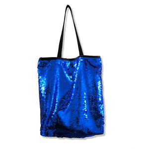 Women Sequins Shoulder Bag Tote Handbag Large Capacity Mermaid Sequins Bag