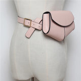 Women Serpentine Fanny Pack Ladies Waist Belt Bag Disco