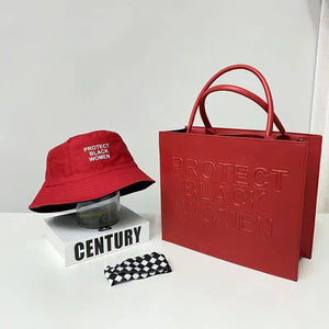 Bucket Hat TOTE Handbags Set for Women