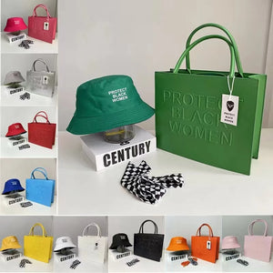 Bucket Hat TOTE Handbags Set for Women