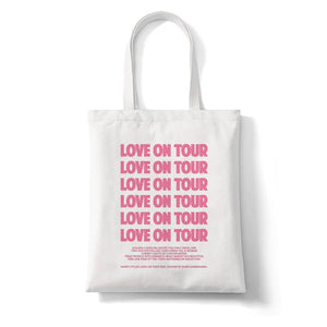Checkerboard Graphics Canvas Shopper Bag Big Capacity Shoulder Bag