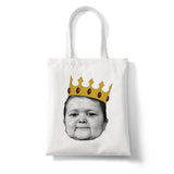 Hasbulla King Harajuku Canvas Shopper Bag Large Shoulder Tote Handbag