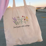 Women Book Lover Canvas Shopper Bag Tote Shoulder Lady Bag