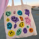 Women Book Lover Canvas Shopper Bag Tote Shoulder Lady Bag