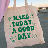 Women Shopper Frog Canvas Bag Tote Shoulder Handbag