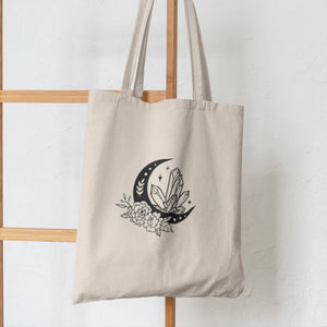 Women Shopper Mason Jar Art Planets Stroke Shopping Canvas Bag