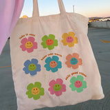 Future Is Female Canvas Shopper Bag Lady Tote Shoulder Bag