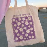 Future Is Female Canvas Shopper Bag Lady Tote Shoulder Bag