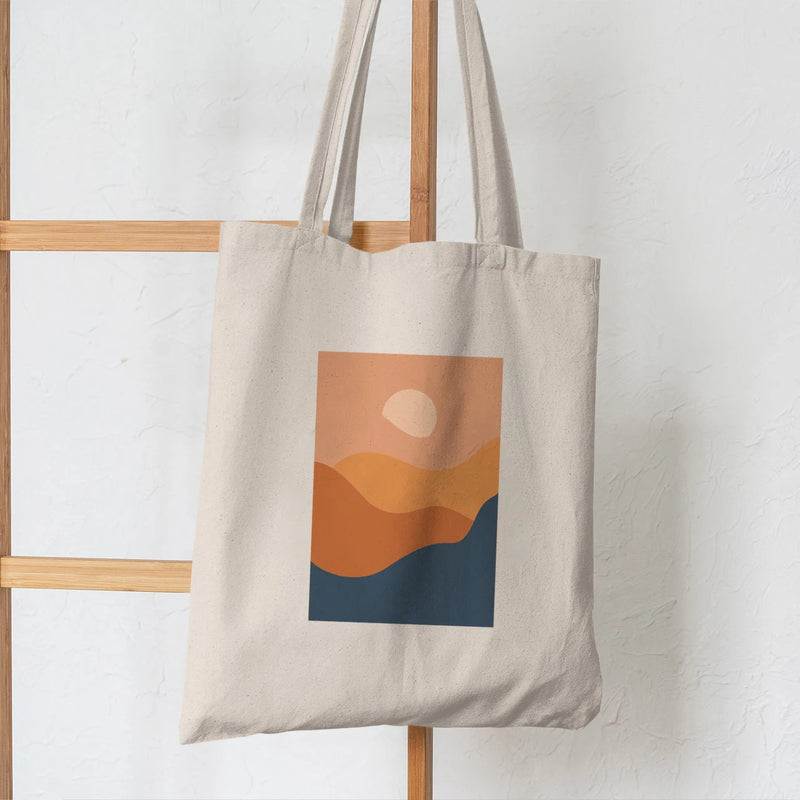 Butterflies Tote Bag Canvas Shopper Lady Handbag