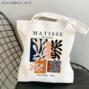 Vintage Matisse Cut Outs Exhibit Lady Bag