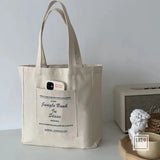 Women Canvas Jungle Book Shoulder Bag Large Capacity Tote Bag