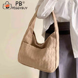 Women Casual Top-handle Bag Soft Cloth Large Capacity Travel