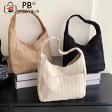 Women Casual Top-handle Bag Soft Cloth Large Capacity Travel