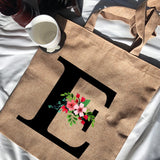 Women Shoulder Bag Canvas Tote Handbag High Capacity Student Bag
