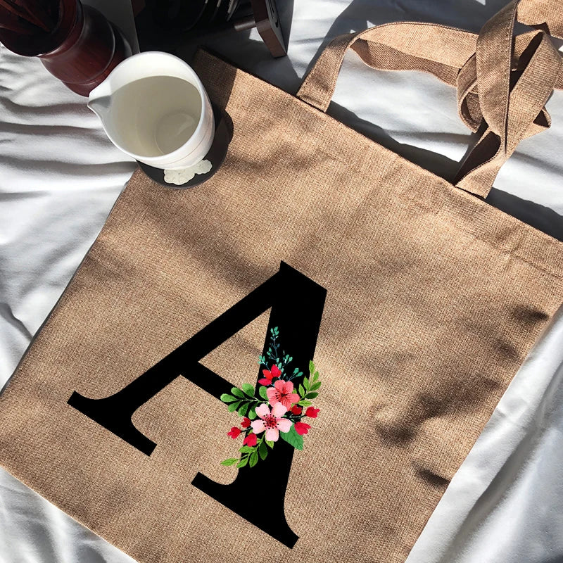 Women Shoulder Bag Canvas Tote Handbag High Capacity Student Bag