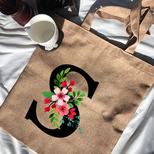 Women Shoulder Bag Canvas Tote Handbag High Capacity Student Bag