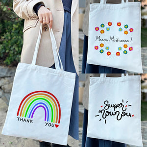 Harajuku Eco Reusable Thank You Mistress Print Shoulder Bag