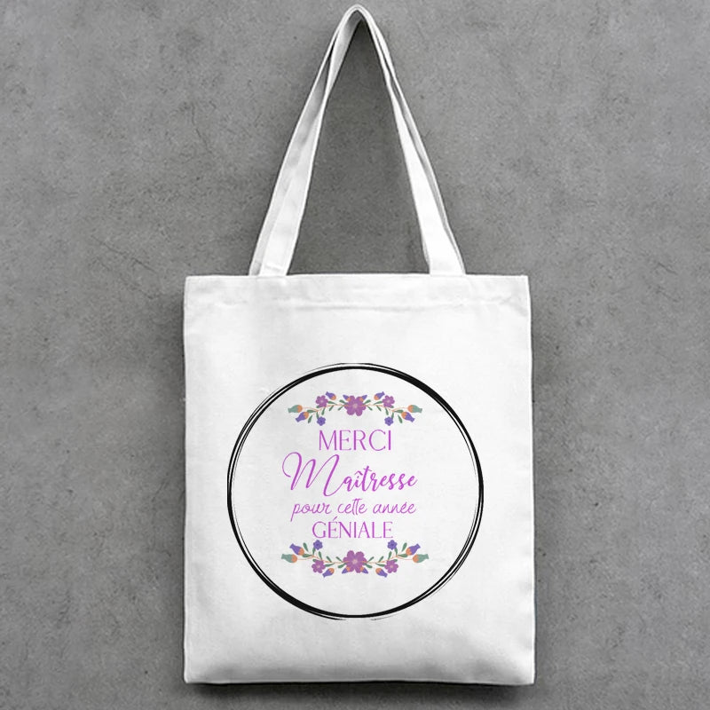 Harajuku Eco Reusable Thank You Mistress Print Shoulder Bag