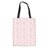 Women Duck Print Canvas Tote Shoulder Bag Travel Storage Pouch