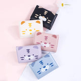 Women Short Thin Tiger and Pig Small Wallet Student Three-fold Coin Purse