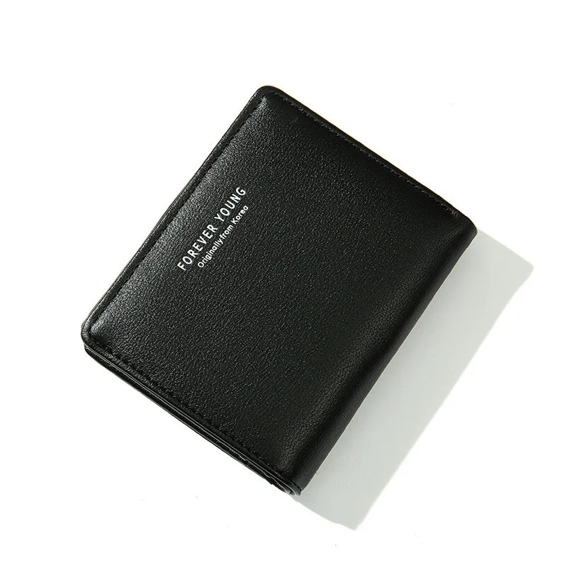 Women Short Wallet Pu Leather Female Mini Purses Ultra Thin Card Holder Wallet