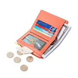 Women Short Wallet Small Leather Purse Ladies Card Bag