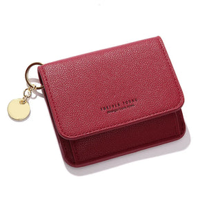 Classic Female Coin Purse Card Holder Top Lady Short Wallets