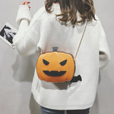 Easter Pumpkin Lamp Shoulder Bag Leather Handbags