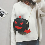 Easter Pumpkin Lamp Shoulder Bag Leather Handbags