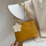 Small Square Bag Flower Wallet Messenger Bag