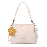 Small Square Bag Flower Wallet Messenger Bag