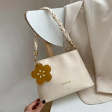 Small Square Bag Flower Wallet Messenger Bag