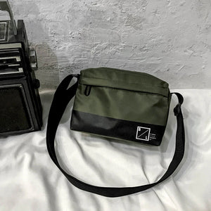 Nylon Handbag for Women Solid Letter Print Crossbody Bag