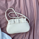 Women Shoulder Bag PU Leather Purses Handbags Casual Solid Saddle Bags